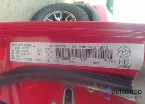 2016 Ram 1500 Rebel из США, поврежденный, VIN 1C6RR7YT8GS280597